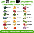 Plantvital Whole Food Multivitamin Multivitamins With 56 Superfoods Raw Veggies And Fruits Vitamins Earth Energy Fruits And Veggies Supplement Pure Fruit And Vegetable Supplements 270 Tablets