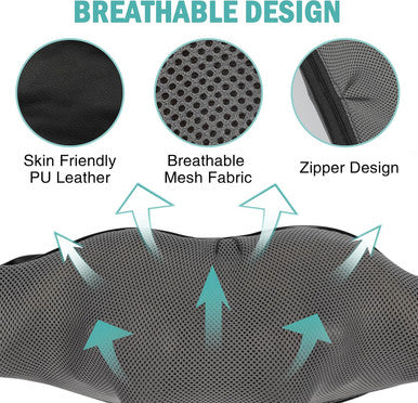 Dailylife Shiatsu Neck And Back Massager With Heat, Electric Deep Kneading Massager For Neck Pain, Shoulder, Waist, Leg And Foot, Stress Relief For Men, Women, Mom, Dad