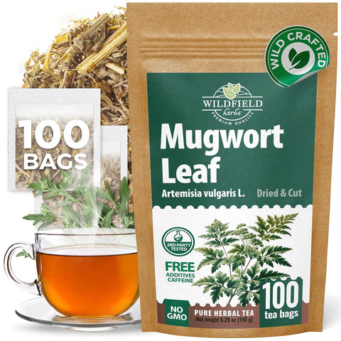 50 Bags White Mulberry Tea Mulberry Leaf Herbal Tea (Morus Alba) - 50 Count 1.5g Bags Herb Hoja De Morera