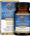 Garden of Life Primal Defense Ultra Ultimate Probiotic Formula - 15 Billion Cfu And 13 Strains Of Probiotics Plus Hsos For Healthy Digestive Balance Vegetarian And Gluten Free 60 Capsules