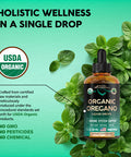 NUTRAHARMONY Usda Organic Oil Of Oregano - Liquid Drops With Vitamin E - Made In Usa - Supplement For Immune Support, Digestion Health & Antioxidant - Non-Gmo, Natural, Vegan - As Pills, Capsules, Softgels 1 Fl Oz