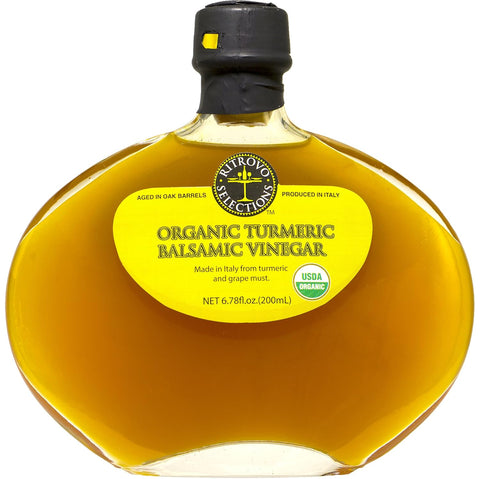 Ritrovo Selections Organic Balsamic Vinegar 6.78fl.oz. (200ml) (Turmeric)