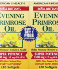 American Health Royal Brittany Evening Primrose Oil 1300 Mg Softgels