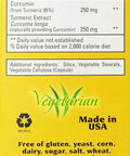 Curcumin 500 50 Veg Caps By Bio Nutrition Inc