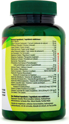 Greeniche Prenatal - Multivitamin Formula for Mothers - Equipped With Essential Nutrition For Children - 60 Tablets