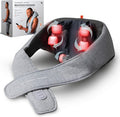 Sharper Image Realtouch Shiatsu Massager, Warming Heat Soothes Sore Muscles, Wireless & Rechargeable - Best Massager For Neck Back Shoulders Feet Legs, Kneading Massage Pillow, Pain Relief Gift