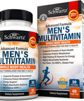 Men'S Multivitamin With Vitamin C A B D3 E Zinc For Immune Support - Once Daily Supplement For Energy & Heart - Antioxidants & Digestive Enzymes For Absorption - Mental Clarity & Focus Support -60 Ct