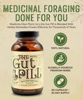 Medicine Man Plant Co The Gut Pill 90 Capsules - Natural Gut Health Supplements For Men & Gut Health Supplements For Women With Marshmallow Root Herb, Calendula Flower, Triphala Fruits, And Lactobacillus Acidophilus