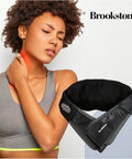Brookstone Shiatsu Neck And Shoulder Massager, Deep Kneading Back Massager With Heat, Massage Pillow Neck, Back, Shoulder, Foot, Leg, Electric Massages For Home, Car, Office