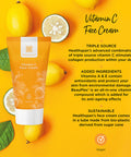 Healthspan Vitamin C Gel Face Cream (50ml) | Triple Source Vitamin C | Vitamins A & E | Hydrate & Boost Skin Radiance | Reduce Appearance of Fine Lines & Wrinkles | Support Collagen Formation | Vegan