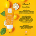Healthspan Vitamin C Gel Face Cream (50ml) | Triple Source Vitamin C | Vitamins A & E | Hydrate & Boost Skin Radiance | Reduce Appearance of Fine Lines & Wrinkles | Support Collagen Formation | Vegan