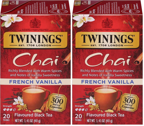 Twinings Lemon & Ginger, Caffeine-Free Herbal Tea Bags, 100 CT Box (1 Pack) | Spicy & Tangy, Ginger, Lemon Peel, Lemongrass, Blackberry Leaves, Soothe Digestion, 100 Foil Lined Individually Wrapped Bags
