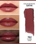 L'Oreal Paris L OrEal Colour Riche Original Creamy Hydrating Satin Lipstick With Argan Oil And Vitamin E Divine Wine 1 Count