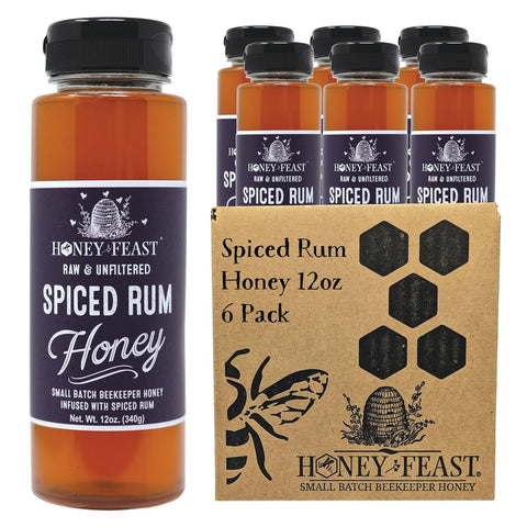 HONEY FEAST New Zealand Manuka Infused Honey with Propolis 12oz - Raw Manuka Honey, Patent Pending Formula, MGO182 Rating, Manuka Honey New Zealand