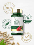Carlyle Goji Berry 1000mg | 120 Capsules | Concentrated Extract from Wolfberry Plant | Non-GMO Gluten