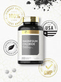 Carlyle - Magnesium Chloride | 1560mg | 200 Tablets | Cloruro de Magnesio Supplement | Vegetarian Non-GMO and Gluten Formula