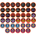 Two Rivers Coffee Flavored Coffee Pods Compatible with Keurig K Cup Brewers, Assorted Variety Pack Flavored Coffee, 40 Count