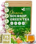 FreshDrinkUS, Premium 120 Mulberry Leaf Tea Bags, 100% Natural & Pure from Mulberry Leaves. Loose Leaf Herbal Tea. Made with Natural Material Tea Bags. No Sugar, No Caffeine, No Gluten, Vegan.
