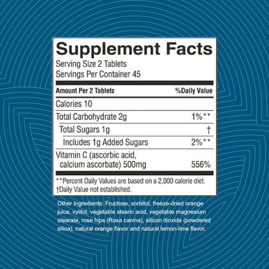 Nature'S Sunshine Chewable Vitamin C 250mg 90 Tablets