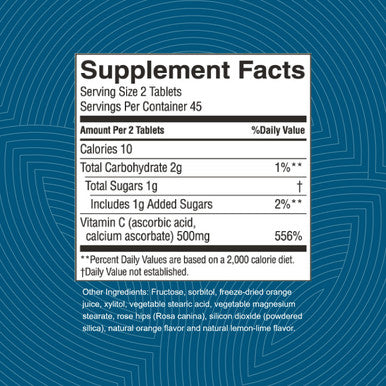 Nature'S Sunshine Chewable Vitamin C 250mg 90 Tablets
