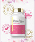 Carlyle Urinary Tract Health Support | 120 Capsules | Relief for Women | with D-Mannose, Cranberry Complex & Probiotics | Non-GMO, Gluten Free
