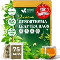 FreshDrinkUS, Premium 75 Mulberry Leaf Tea Bags, 100% Natural & Pure from Mulberry Leaves. Loose Leaf Herbal Tea. Made with Natural Material Tea Bags. No Sugar, No Caffeine, No Gluten, Vegan.
