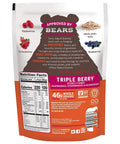 Bear Naked Granola Cereal, Vegan, Breakfast Snacks, Triple Berry Crunch (6 Bags)