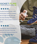 Natural Mint Shoe Deodorizer, Foot Deodorant Spray. Fights Odor, Stink Caused by Bacteria. Spray Freshens Better Than Messy Powders, Antiperspirants, Insoles, Sneaker Balls. Use on Feet or Shoes.
