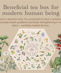 Acorus | Wellness Tea Set | Natural Assorted Tea Hamper Box Set | Herbal Tea | Large Tea Sampler Variety Pack | 60 Tea Bags | 6 Functional Teas