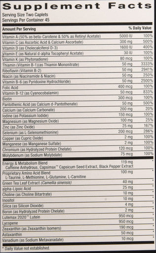 Gnc Mega Men Energy And Metabolism Supplement, 90 Count