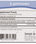 UNDA GAMMADYN Mn-Co | Manganese-Cobalt Oligo-Element Supplement | 30 Ampoules
