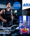 ANS Performance Quench BCAA Powder - Workout Muscle Recovery Drink -100 Servings Superfruit Splash