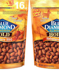 Blue Diamond Almonds Honey Roasted Snack Almonds, Party Salty Snack, Plant-Based Protein and Fiber, After School Snacks, Events, Holidays and Lunch, 16Oz, 1 Pound (Pack of 1)