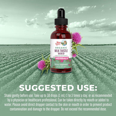 Maryruth Organics Organic Milk Thistle Seed Liquid Extract 1 FZ