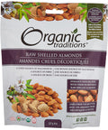 Organic Traditions Raw Shelled Almonds 227 g