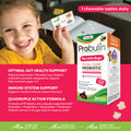 Probulin Total Care My Little Bugs Daily Probiotic Gut Support for Kids 30 Chew Tablets