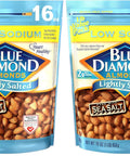 Blue Diamond Almonds Honey Roasted Snack Almonds, Party Salty Snack, Plant-Based Protein and Fiber, After School Snacks, Events, Holidays and Lunch, 16Oz, 1 Pound (Pack of 1)