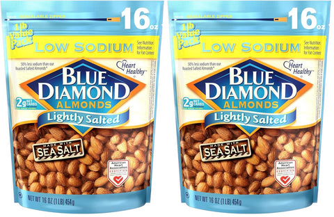 Blue Diamond Almonds Honey Roasted Snack Almonds, Party Salty Snack, Plant-Based Protein and Fiber, After School Snacks, Events, Holidays and Lunch, 16Oz, 1 Pound (Pack of 1)