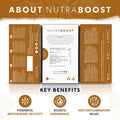 Nutra Tea NUTRABOOST - Energy Tea | Focus Tea Includes Astragalus Ashwagandha & Gotu Kola - Naturally Caffeine- and Sugar- - 20 Enveloped Tea Bags - by - Herbal Tea