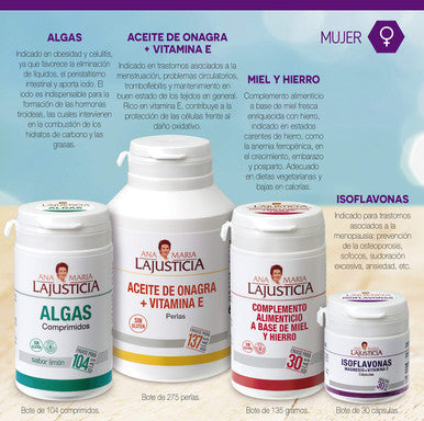 ANA MARIA LAJUSTICIA ISOFLAVONES (with magnesium and vit.E) 30cap.