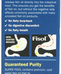 Nature's Way Super Fisol 70% EPA & DHA Enteric-Coated Fish Oil, No Fishy Burp-Back, 90 Count