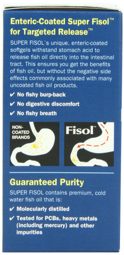 Nature'S Way Super Fisol Fish Oil, Supports Heart And Joint Health*, 90 Softgels