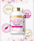 Collagen with Vitamin C | 6000mg | 120 Capsules | Multi Collagen Peptide Pills | Type 1 and 3 | Non-GMO, Gluten Free, Grass Fed | Carlyle