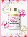 Collagen with Vitamin C | 6000mg | 120 Capsules | Multi Collagen Peptide Pills | Type 1 and 3 | Non-GMO, Gluten Free, Grass Fed | Carlyle