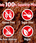Yamasan Kyoto Uji Japanese Dry Red Miso Seasoning ze-Dried Red Miso Powder Rich Flavor and Umami No Additives Vegan Delicious Choice for Various Foods Made in Japan 90g(3.17oz)