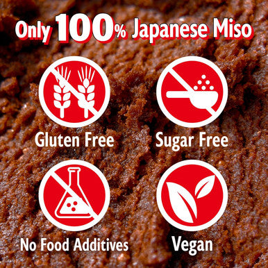 Yamasan Kyoto Uji Japanese Dry Red Miso Seasoning ze-Dried Red Miso Powder Rich Flavor and Umami No Additives Vegan Delicious Choice for Various Foods Made in Japan 90g(3.17oz)