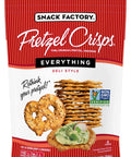 Snack Factory Pretzel Crisps, Cinnamon Sugar, Baked, Kosher, 7.2 Ounce (Pack of 12)