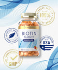 Carlyle Biotin 10000Mcg Gummies | 150 Count | Peach Flavor Supplement | Vegan, Non-Gmo, Gluten Free