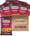 Snyder's of Hanover Pretzel Pieces, Honey Mustard and Onion, 11.25 Oz (Pack of 12)