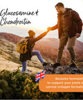 Healthspan Glucosamine & Chondroitin (120 Tablets) | Joint Health | 500mg Optiflex Glucosamine & 100mg Chondroitin Sulphate% | 20mg Vitamin C | 40% More Glucosamine Per Gram | Sustainably Sourced